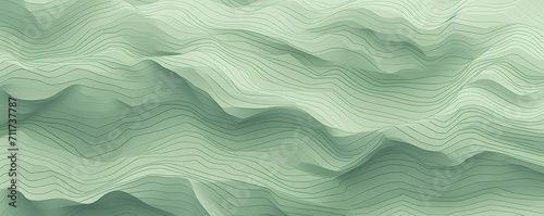 Green background with light grey topographic lines 