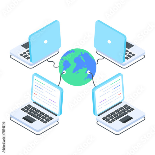 5g internet connection, isometric style icon 