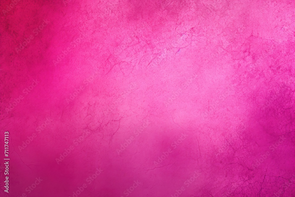 Magenta flat clear gradient background with grainy rough matte noise plaster texture