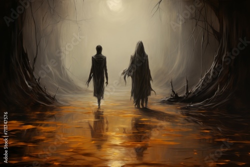 Elusive shadow walkers, slipping through the darkness and leaving no trace behind - Generative AI