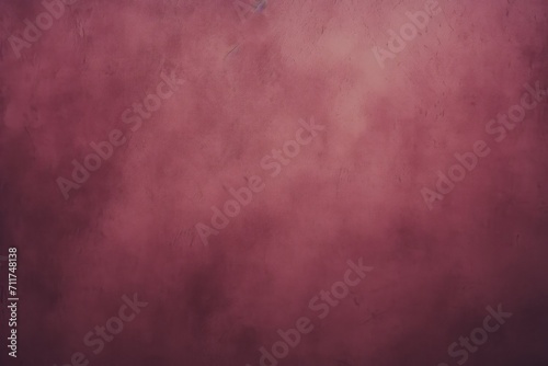 Maroon flat clear gradient background with grainy rough matte noise plaster texture