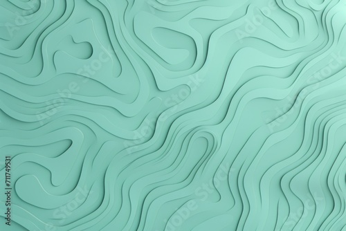 Mint background with light grey topographic lines 