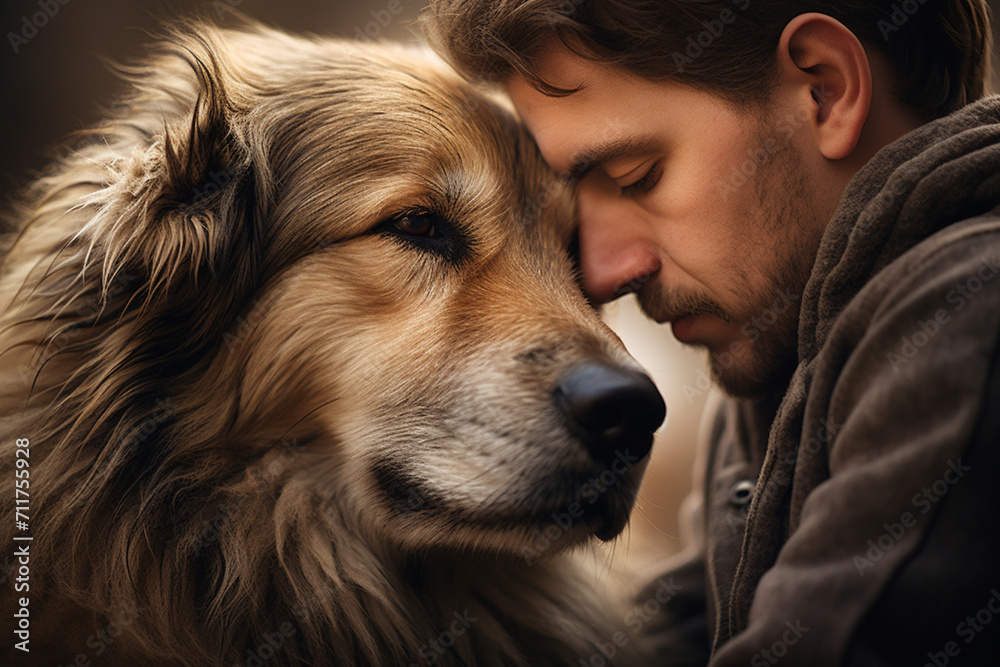 person with dog person with dog