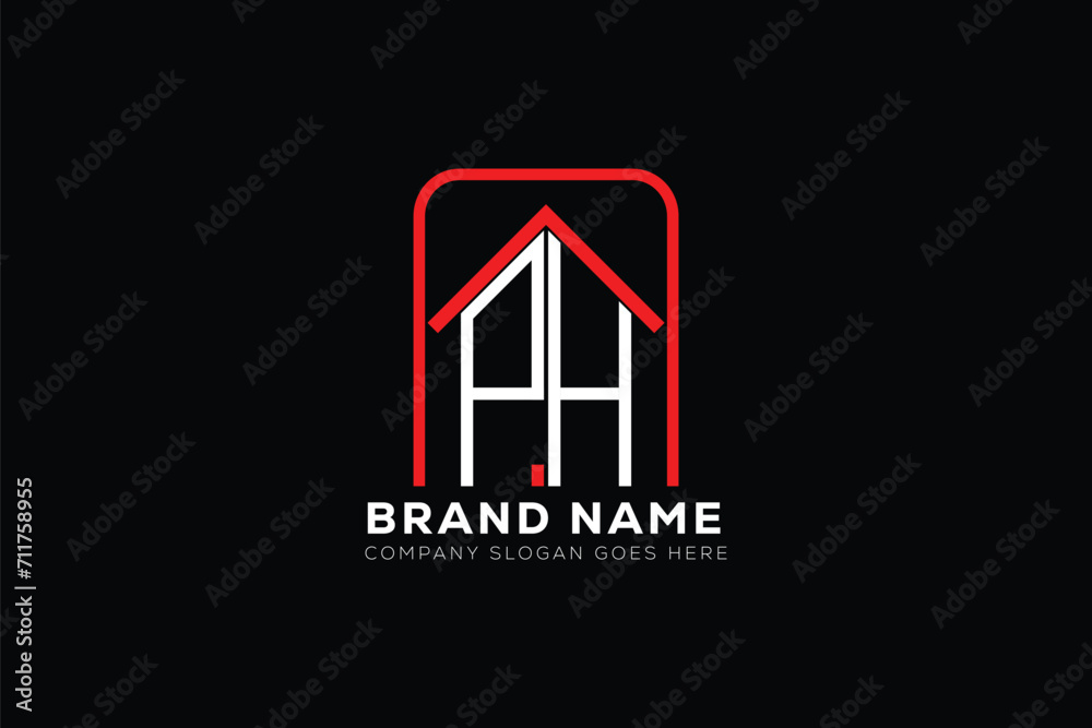 PH letter creative real estate vector logo design . PH creative initials letter logo concept. PH house sheap logo PH letter creative real estate vector logo design . PH creative initials letter logo concept. PH house sheap logo