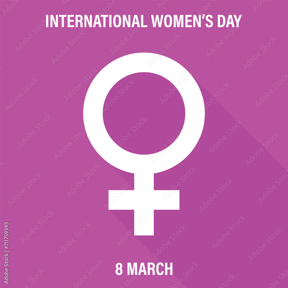 International Women's Day template for Social Media Post, Card, Banner. Vector illustration International Women's Day template for Social Media Post, Card, Banner. Vector illustration