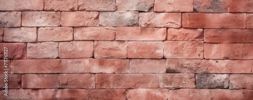 Pastel brick red concrete stone texture for background in summer wallpaper