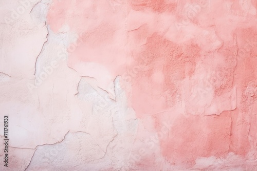 Pastel coral concrete stone texture for background in summer wallpaper © Michael