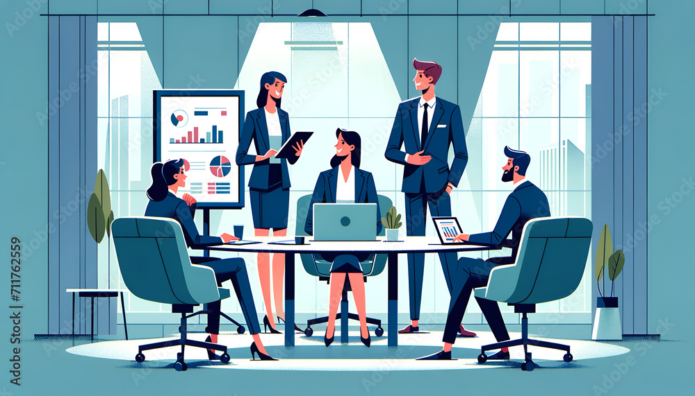 Business Meeting Graphic Business Meeting Graphic