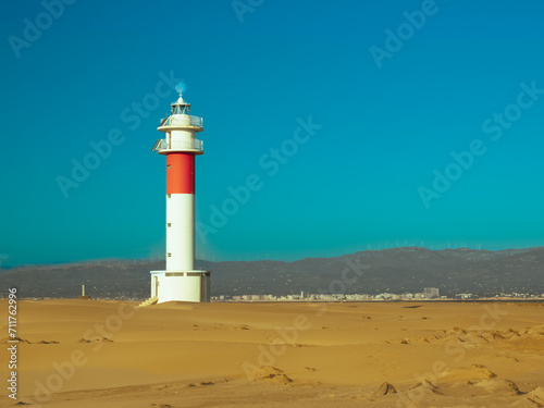 the Fangar lighthouse constitutes one of the most characteristic architectural and landscape symbols of the Ebro Lands. photo