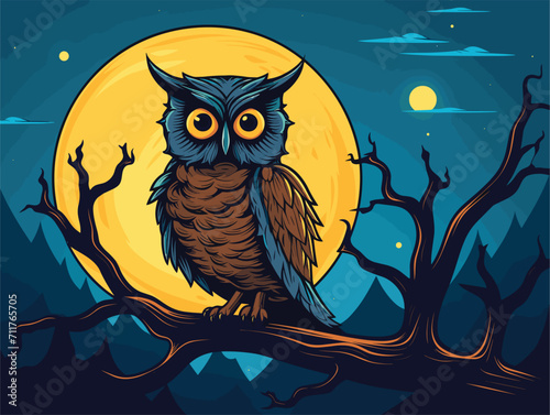 owl in the night