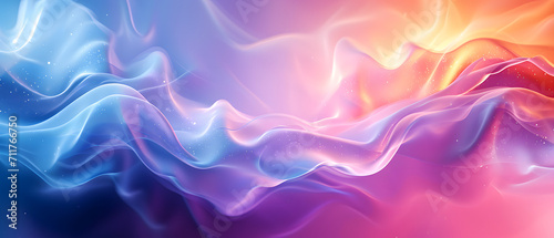 Foto A vibrant lilac fabric dances with fractal art, bursting with abstract splendor