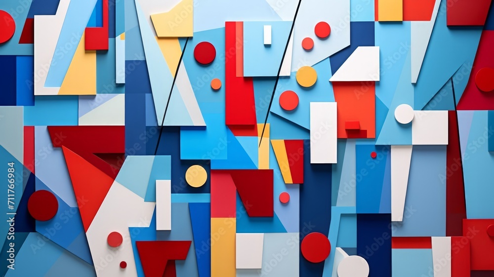 Geometric Abstraction: Dynamic Shapes and Colors