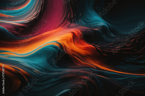Abstract digital background. Can be used for technological processes, neural networks and AI 