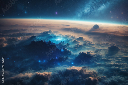 night sky and clouds © Magic Art