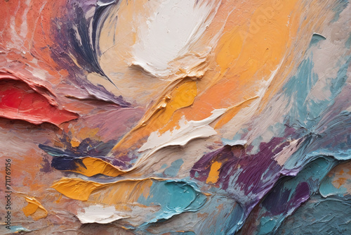 oil painted abstract texture background 