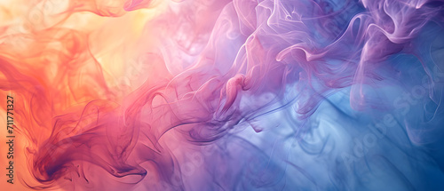 An intricate dance of color and texture emerges from the canvas as the smoke's ethereal swirls and wisps are captured in a mesmerizing abstract painting