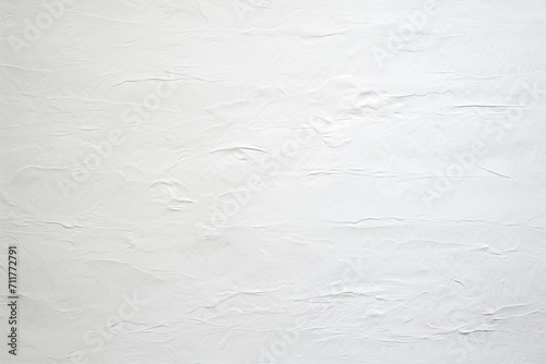 Abstract aged background - crumpled white paper texture, highly detailed  photo