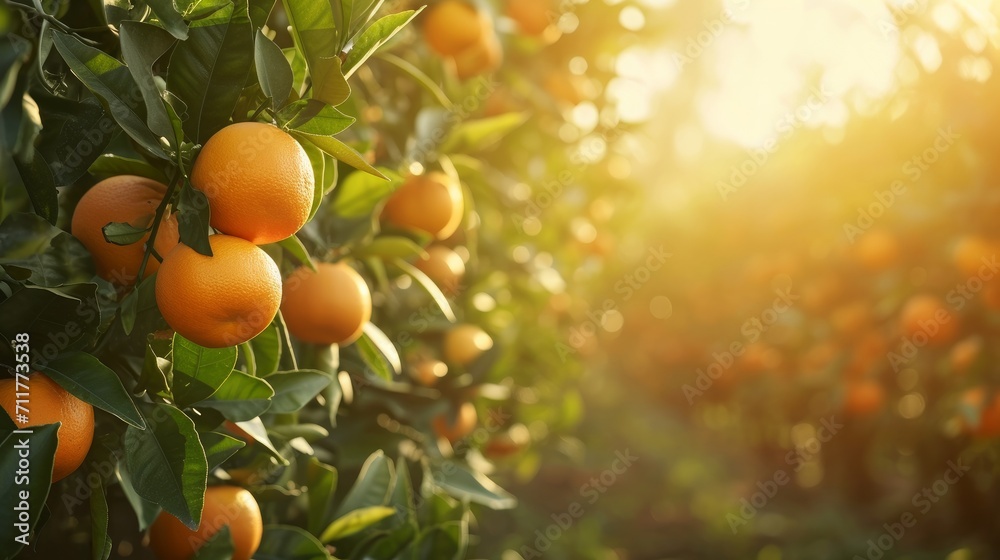 organic orange agriculture harvest plantation.    