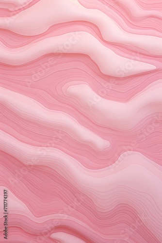 Pink background with light grey topographic lines