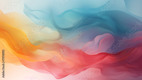 abstract colorful background with waves , Generate AI