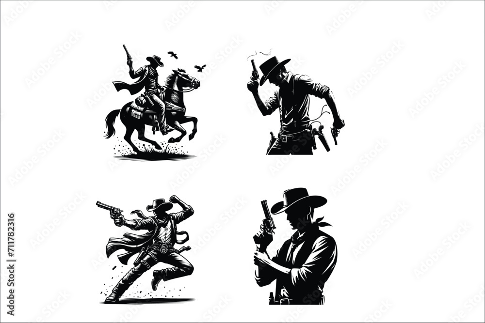 Wild West Crafters Bundle: Authentic Cowboy Vector Pack Wild West Crafters Bundle: Authentic Cowboy Vector Pack