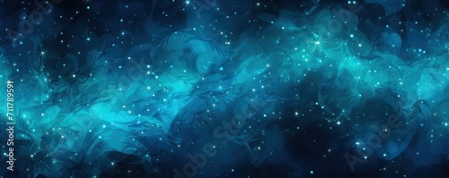 Turquoise magic starry night.  © Michael