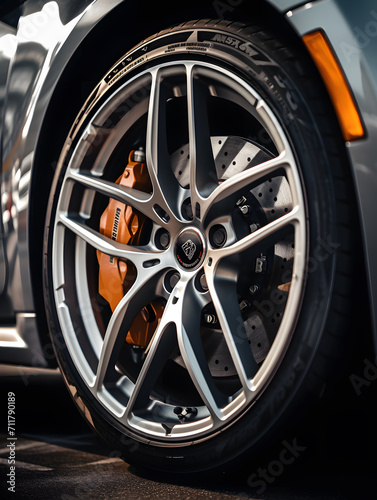 a close up of a wheel © ion