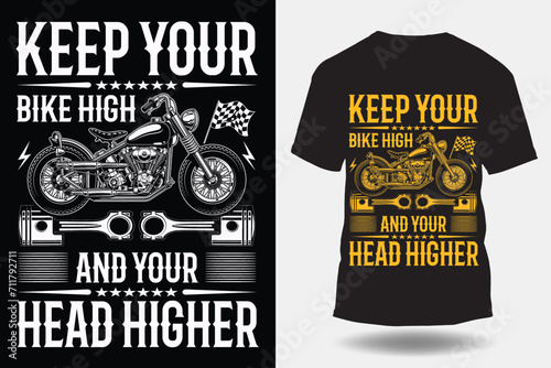 Vector i don't ride my own bike but i do ride my own biker t-shirt design 