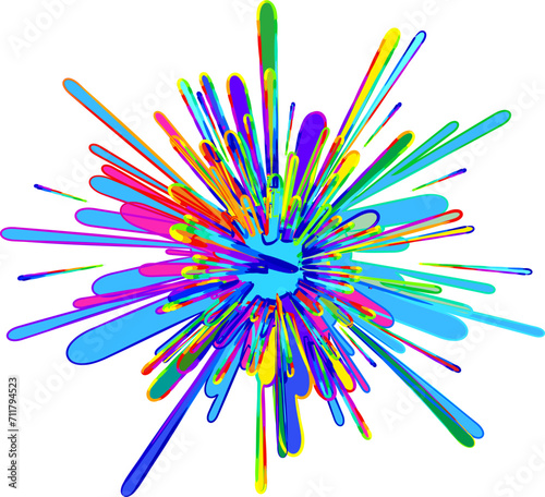 SPEED CONCEPT. Modern abstract symbology illustration