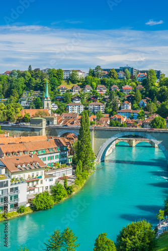 Cityscape of the old town of Bern, Switzerland