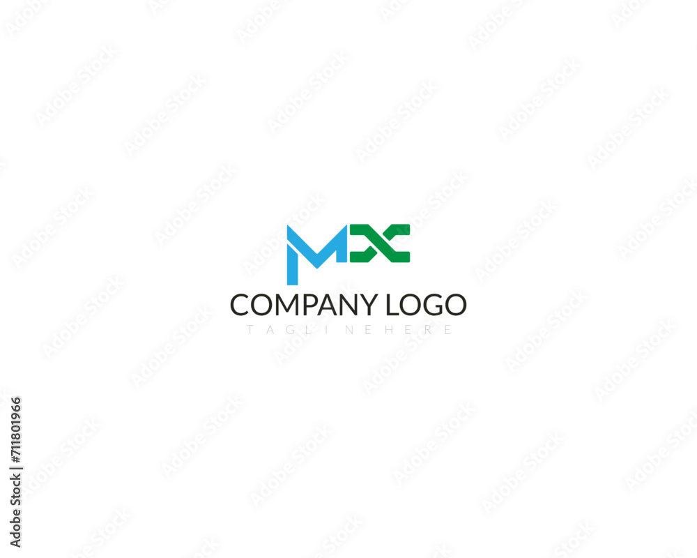 MX Initial letter logo design and modern logo MX Initial letter logo design and modern logo