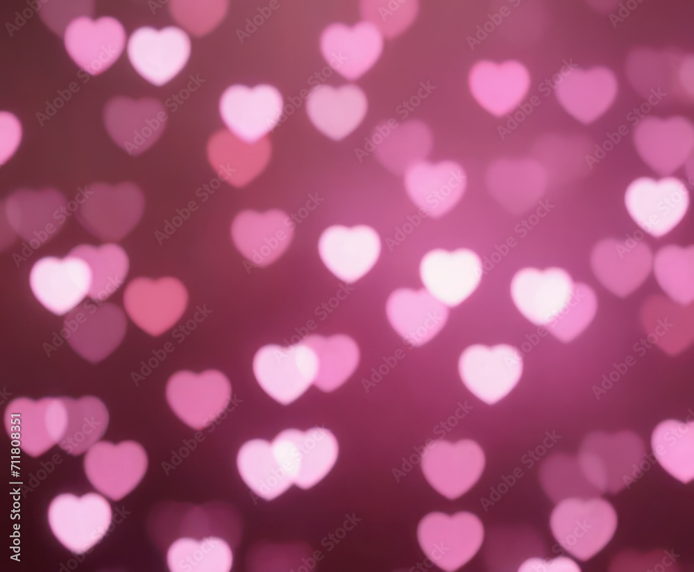 Luxury Blurred abstract background with bokeh hearts. Luxury Blurred abstract background with bokeh hearts.