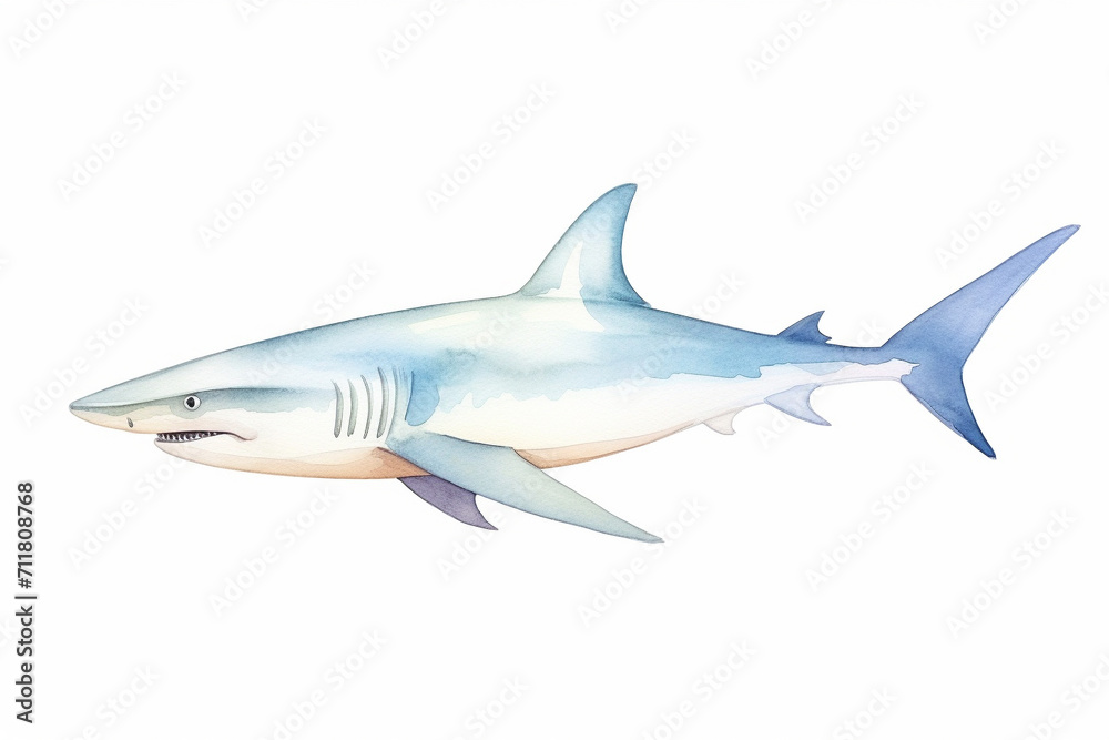 Shark, dynamic movement , cartoon drawing, water color style, AI Generated Shark, dynamic movement , cartoon drawing, water color style, AI Generated