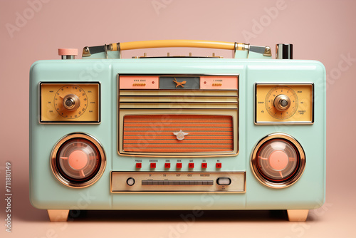Retro old radio_2