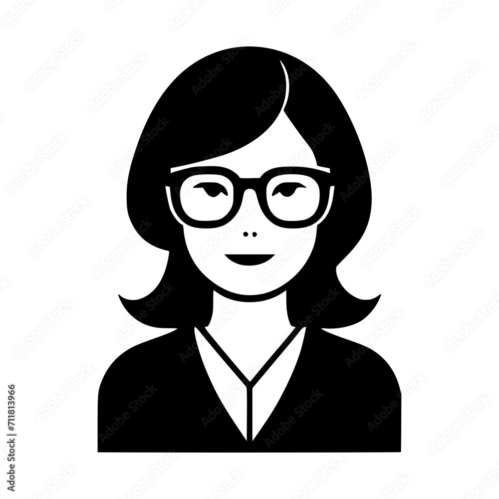 person with glasses
