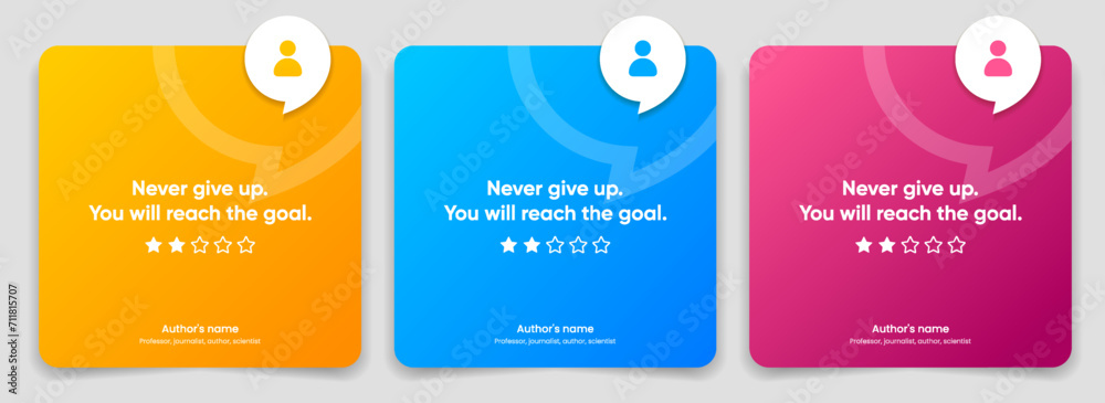 © Carkhe - 3D bubble testimonial banner, quote, infographic. Social media post template designs for quotes. Empty speech bubbles, quote bubbles and text box. Vector Illustration EPS10. © Carkhe - 3D bubble testimonial banner, quote, infographic. Social media post template designs for quotes. Empty speech bubbles, quote bubbles and text box. Vector Illustration EPS10.