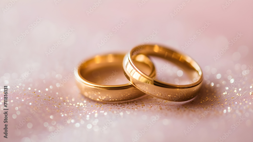 Golden Wedding Bands Symbolizing Everlasting Union Golden Wedding Bands Symbolizing Everlasting Union