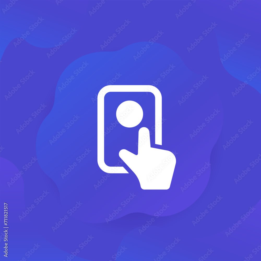 doorbell, press a button vector icon doorbell, press a button vector icon