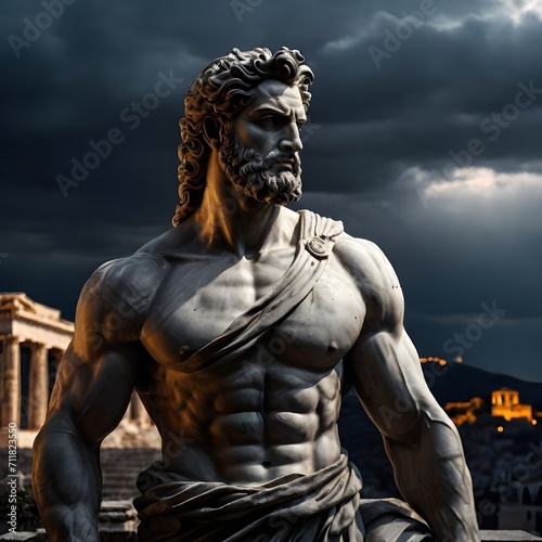 Greece stoic statue 