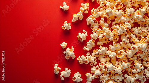 banner of cinema popcorn