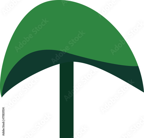 Tree icon in minimalist style