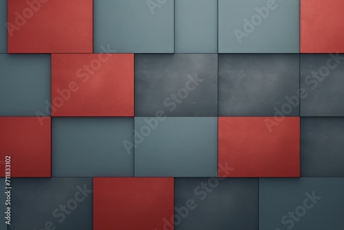 A checked minimal background, grey and red colors
