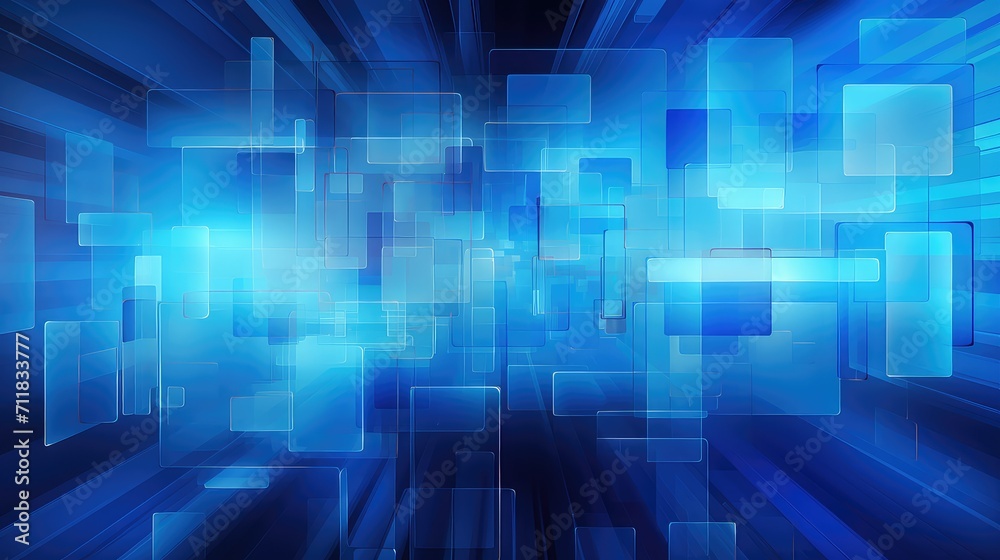 modern blue digital background illustration futuristic creative, internet computer, electronic screen modern blue digital background