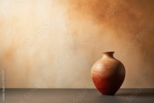 Simple and unique vase with minimal background