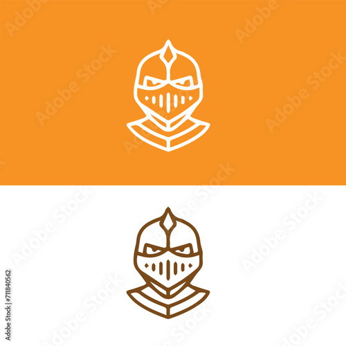 medieval line icon vector design