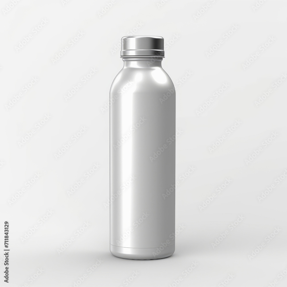 silver water bottle generative ai silver water bottle generative ai