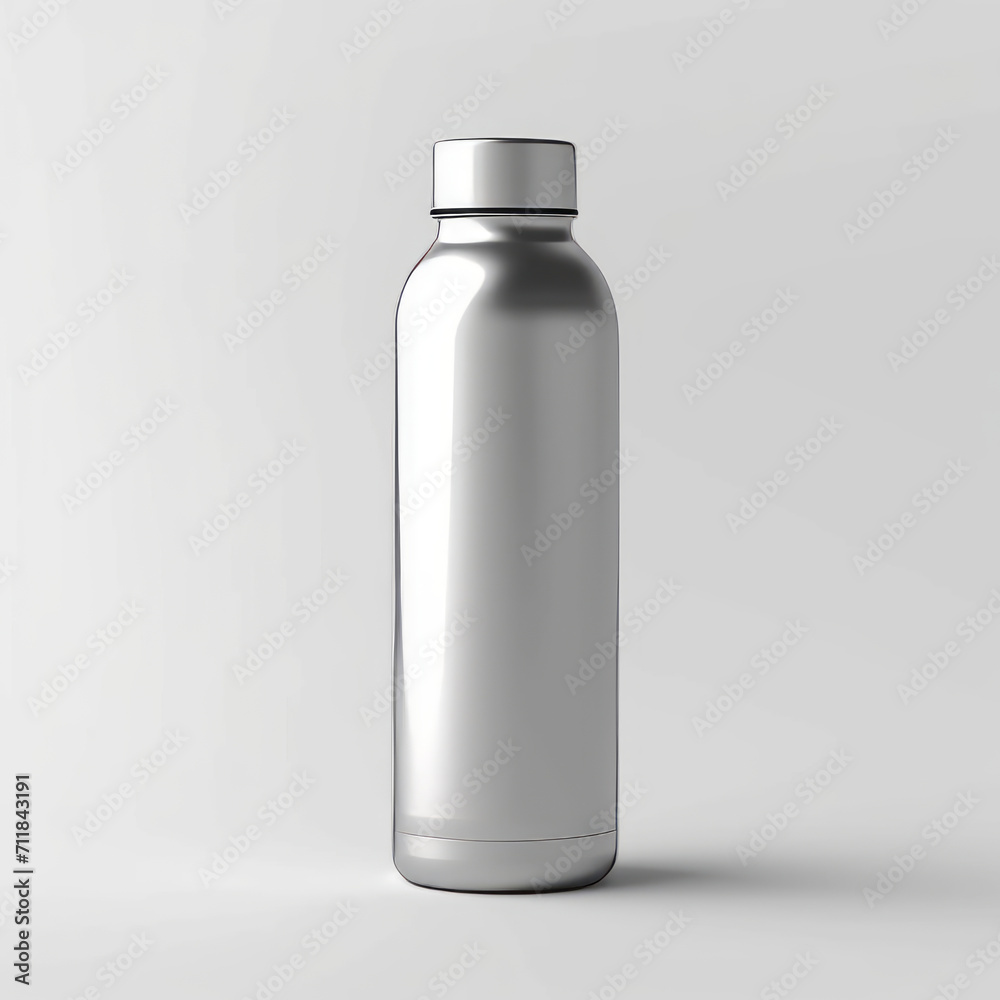 silver water bottle generative ai silver water bottle generative ai