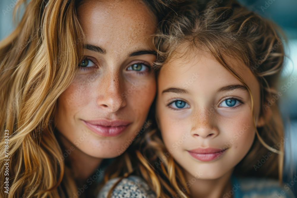 Mutter und Tochter zu Hause Mutter und Tochter zu Hause