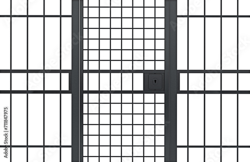 Canvastavla Closed door of a prison cell
