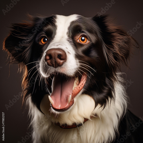 portrait of a black dog © Elements Design